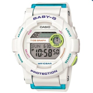 CASIO Baby-G นาฬิกาข้อมือผู้หญิง สีขาว สายเรซิ่น รุ่น BGD-180FB-7