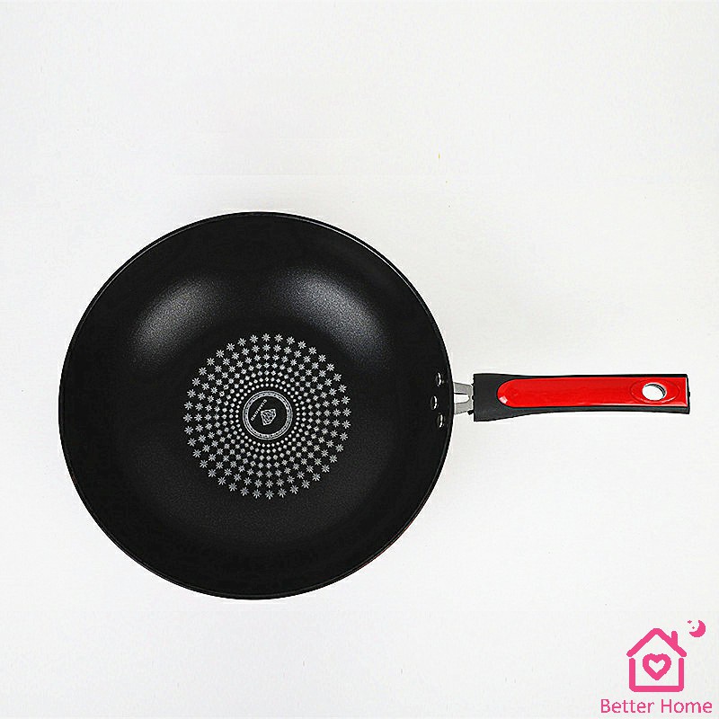 กระทะเคลือบผงเพชร-เส้นผ่านศูนย์กลาง-32cm-non-stick-pan