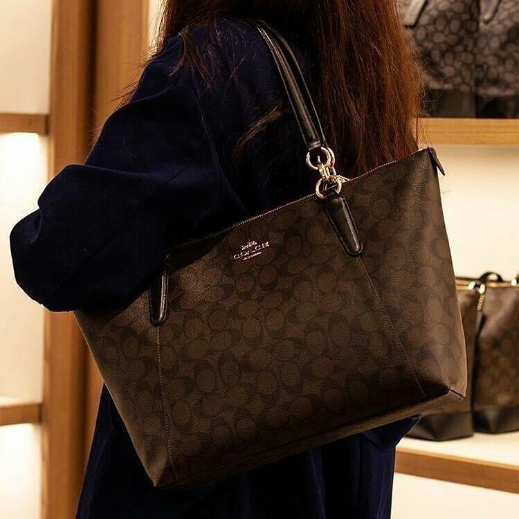 Coach ava tote in signature clearance