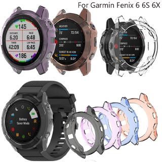 ภาพหน้าปกสินค้าเคสใสแบบนิ่มสำหรับเคสซิลิโคนนาฬิกาข้อมือสําหรับ Garmin Fenix 6 X / 6 Xpro / Fenix 6s / 6spro / Fenix 6 / 6 Pro ที่เกี่ยวข้อง