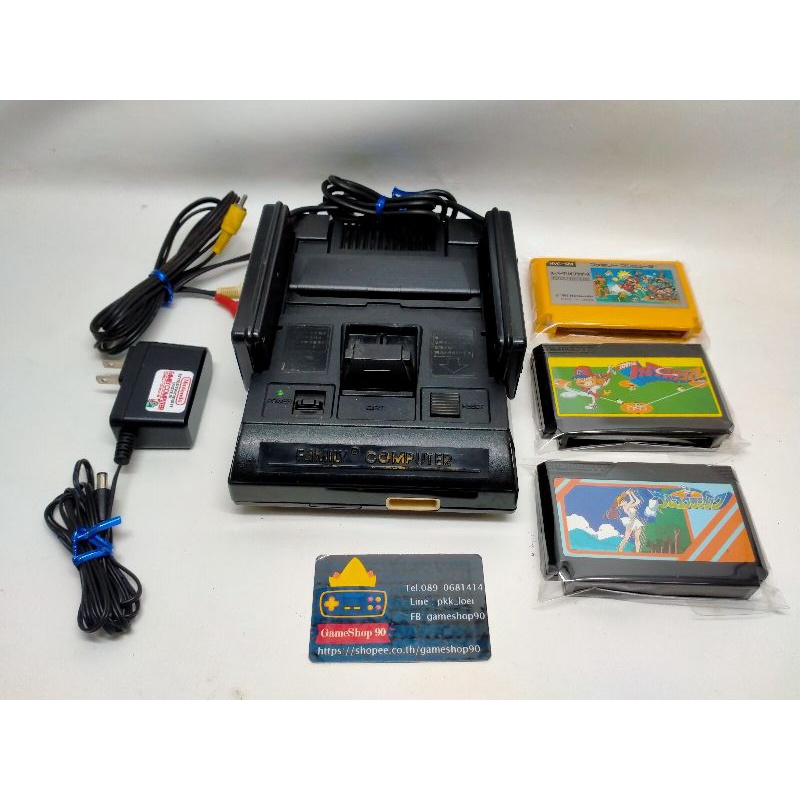เครื่องเกม Family Computer ชุดพร้อมเล่นราคาประหยัดแถมให้3 เกม ตลับแท้ ...