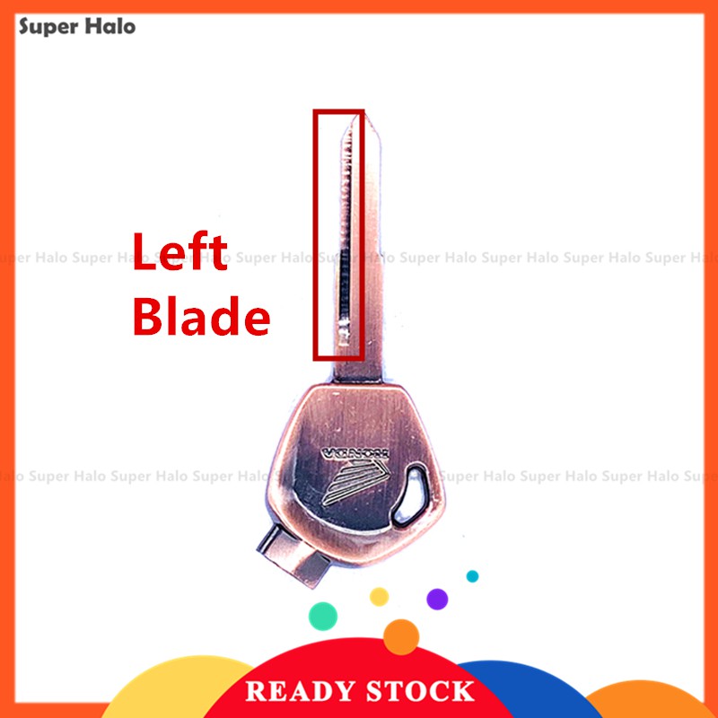 ภาพหน้าปกสินค้ากุญแจโลหะมอเตอร์สําหรับ honda rs 150 r rs 150r - left blade จากร้าน halocarshop.th บน Shopee