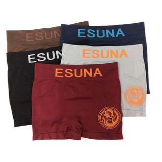 ESUNA กางเกงในบ๊อกเซอร์ชาย ผ้านิ่มสวมใส่สบาย ไม่รัด ไม่อึดอัด ระบายอากาศได้ดี รุ่น C551