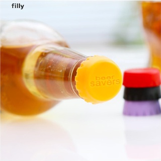 [FILLY] 6pcs Reusable Silicone Bottle Caps Beer Cover Soda Cola Lid Wine Saver Stopper DFG