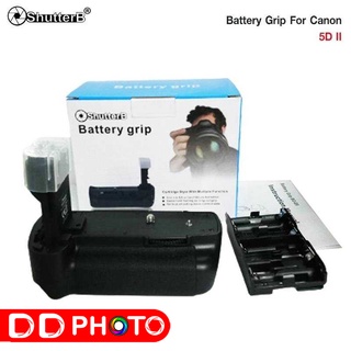 Battery Grip Shutter B รุ่น 5D Mark II (BG-E6 Replacement)