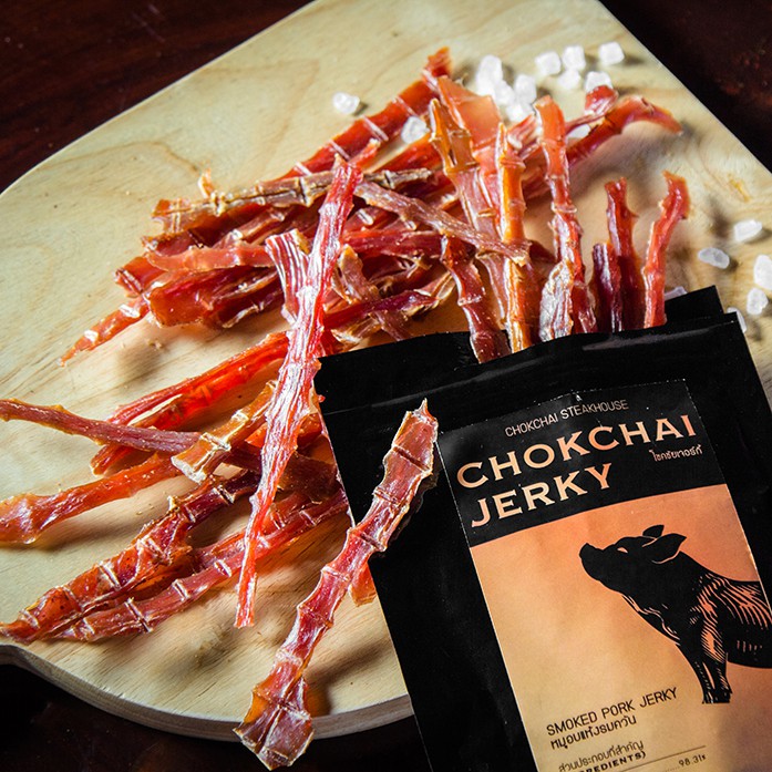 chokchai-jerky-เจอร์กี้เนื้ออบแห้ง-เนื้อวัวอบแห้ง-เนื้อหมูอบแห้ง-60-กรัม-เจอร์กี้สติ๊ก-เนื้ออบแห้งรมควัน-ฟาร์มโชคชัย