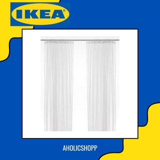 IKEA (อีเกีย) - LILL ลิล ผ้าม่านโปร่ง 1 คู่, ขาว280x250 ซม.