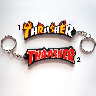 พวงกุญแจยาง Thrasher แทรชเชอร์