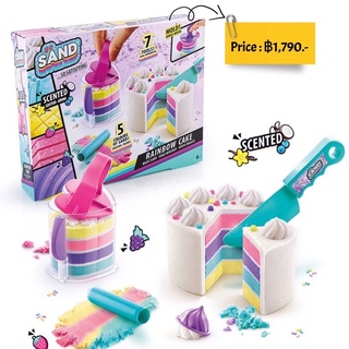 ทรายนุ่มมหัศจรรย์มากของแท้ 💯% จากเมกา มีกลิ่นหอมด้วย ยี่ห้อ So Sand DIY Rainbow Cake Kit