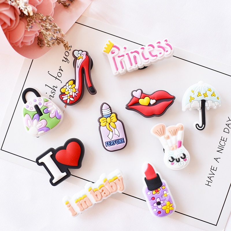 crocs-jibbitz-pins-กระดุม-จี้รูปรองเท้า-หลากสีสัน-สําหรับคนรัก-diy