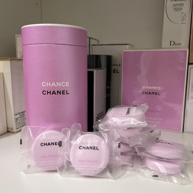 พร้อมส่ง-chanel-chance-eau-tendre-scented-bath-tablets-ฉลากไทย