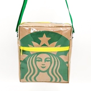 กระเป๋าสะพายข้างStarbucks กระเป๋าจากถุงกระดาษ กระเป๋ารักษ์โลก กระเป๋าลดโลกร้อน (SB007)