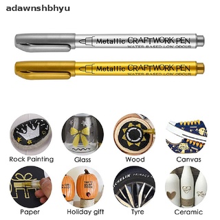 [adawnshbhyu] ปากกามาร์กเกอร์เมทัลลิก ปลอดสารพิษ DIY