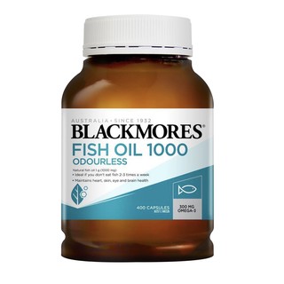 ภาพขนาดย่อของภาพหน้าปกสินค้าBlackmores Fish Oil mini 1000 mg. (แบลคมอร์ส ฟิชออย) 400Caps ช่วยบำรุงสมอง จากร้าน wecare1 บน Shopee ภาพที่ 3