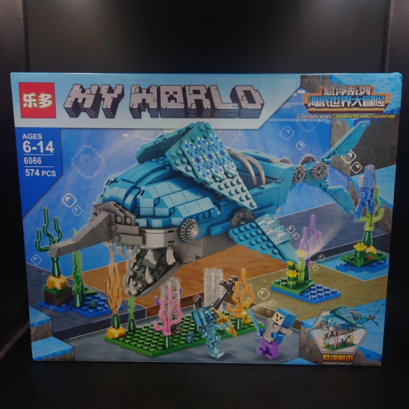 พร้อมส่ง-เลโก้-lego-my-world-ชุดผจญภัยโลกใต้น้ำ-6066-574-ชิ้น-เกรดพรีเมี่ยม-งานสวยมาก-ต่อสนุก-ต่อเพลินๆครับผม