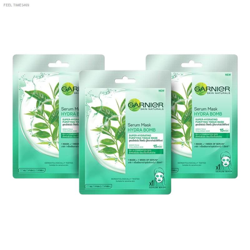 การ์นิเย่-ไฮดร้าบอม-เพียวริฟายอิ้ง-มาส์ก-แพ็ค3-garnier-hydra-bomb-purifying-mask-pack3-มาส์กหน้า-แผ่นมาส์ก-28-กรัม-3