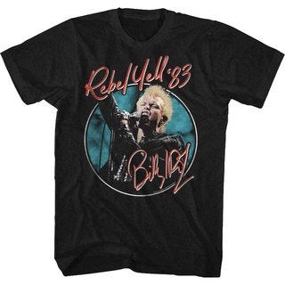 เสื้อยืดคอกลมใหม่ล่าสุด เสื้อยืดลําลอง แขนสั้น พิมพ์ลาย Billy Idol Rebel Yell 83 แฟชั่นฤดูร้อน สําหรับผู้ชายS-4XL
