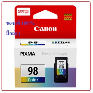 สินค้า ตลับหมึกแคนนอน Canon CL-98 color สี ของแท้ใหม่100%จากศูนย์ มีกล่อง E500/E510/E600/E610