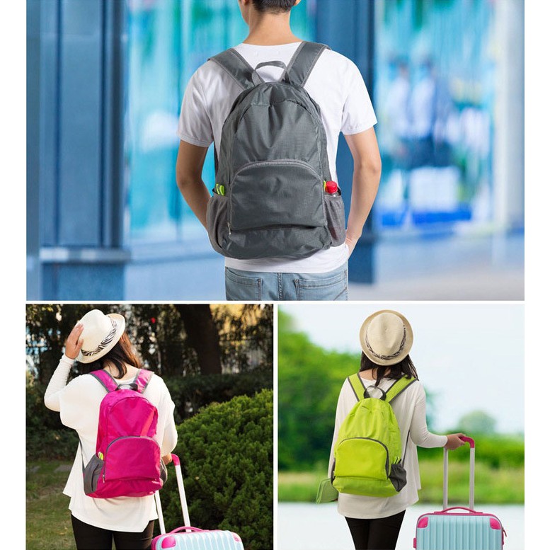 กระเป๋าผ้าเดินทางแฟชั่น-สำหรับใส่เสื้อผ้า-สัมภาระของใช้ต่างๆ-กางออกมาเป็นเป้ได้-เมื่อไม่ใช้งาน-พับเก็บเป็นใบเล็กได้