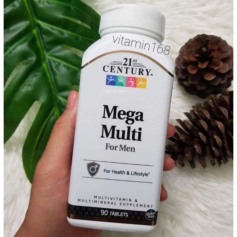 ภาพสินค้า(พร้อมส่ง) วิตามินรวม 21st Century, Mega Multi for Men Women , Multivitamin & Multimineral, 90 Tablets จากร้าน finithip บน Shopee ภาพที่ 7