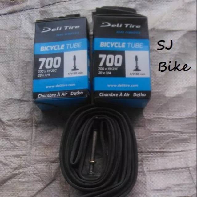 Fixie Bike Inner Tube 700x1923C PRESTA 60MM DELI SWALLOW LUCKY STONE