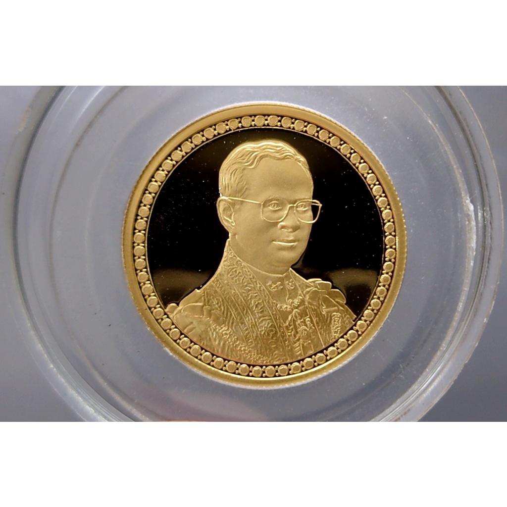 เหรียญทองคำขัดเงา-โฮโลแกรม-ชนิดราคา-12000-บาท-ที่ระลึกฉลองครบ-60-ปี-รัชกาลที่9-พ-ศ-2549-ทองคำแท้