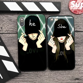 Samsung J6 / J6 Plus / J7 2016 / J7 2017 / J7plus / J7prime / J7pro / J7 / J7 core / J8 (2018) เคสลาย He She