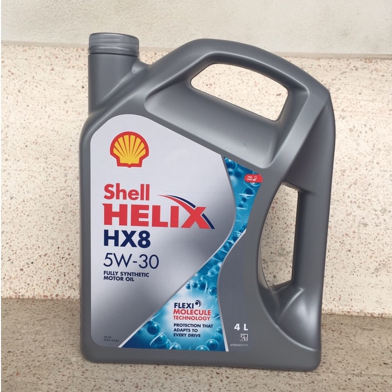 น้ำมันเครื่องยนต์เบนซินสังเคราะห์แท้-shell-helix-hx8-เบนซิน-5w-40-และ-5w-30-4-ลิตร