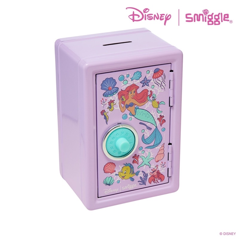 พร้อมส่งที่ไทย-smiggle-disney-princess-moneybox-safe-สมิกเกอร์-กระปุกออมสิน-ของแท้-นำเข้า