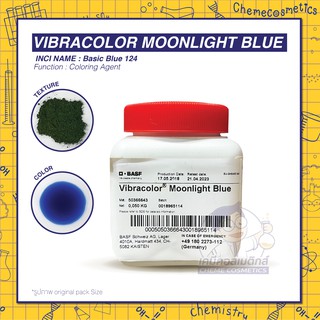 Vibracolor Moonlight Blue (Basic Blue 124) สีย้อมผมประจุบวก เฉดสีฟ้าสดใส ทันสมัย ​​และเป็นธรรมชาติ ไม่ติดมือ