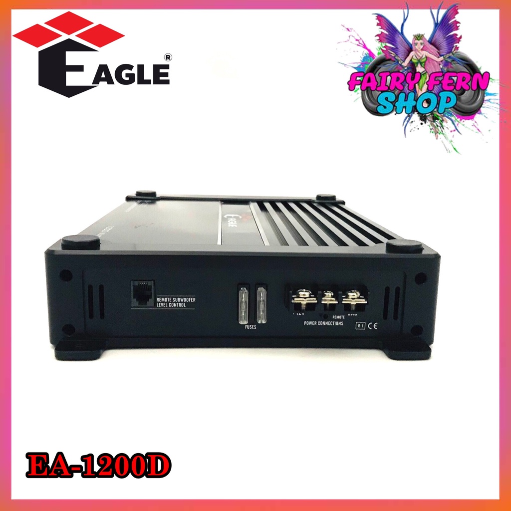 เพาเวอร์แอมป์ติดรถยนต์แรงๆeagle-รุ่น-ea-1200d-class-d-สีดำ-กำลังขับ1200watt-ขับเบส-เครื่องเสียงรถยนต์-ขายดี-ampติดรถยนต์