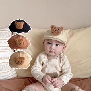 หมวกแก๊ป ลายหมีน่ารัก สําหรับเด็กทารกแรกเกิด อายุ 1-3 ปี