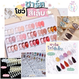 🌟🦄ชาร์ตโชว์สีแบบเล็บปลอม(เนื้อเรซิ่น)🦄🌟เล็บติดสมุด โชว์สีลูกแก้ว เนื้อเรซิ่น ใส่กรอบรูป สมุดติดเล็บ🎉✨