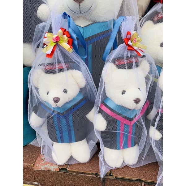 ภาพหน้าปกสินค้า‍ ️_น้องหมีชุดครุยหอการค้าไทย_ จากร้าน littlezaa789 บน Shopee