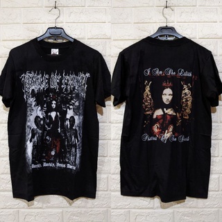 เสื้อยืดผ้าฝ้ายพิมพ์ลายขายดี เสื้อยืด วง Cradle OF FILTH BAND