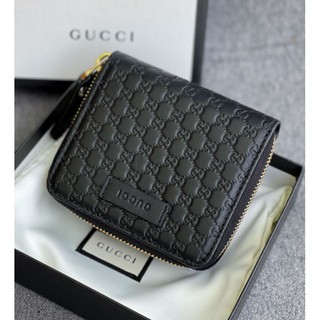 ส่งฟรี+ผ่อน0%🌈New  Gucci mini wallet หนังลาย GG