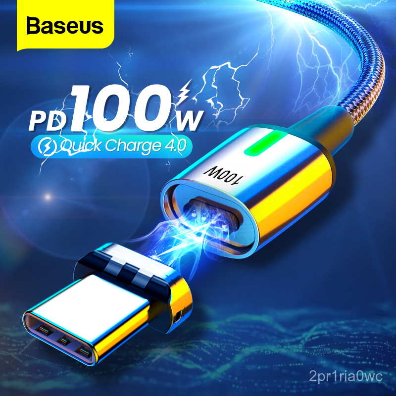 Baseus Cable 100W USB C To Type C For Xiaomi Redmi Note 8 Pro