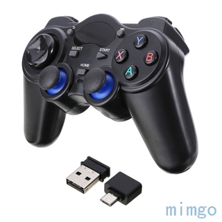 รูปภาพขนาดย่อของจอยเกมส์ 2.4G จอยเกมไร้สาย Wireless Gaming Controller Gamepad คอมพิวเตอร์บลูทูธเกมจับ for Android Tablets PC TV Boxลองเช็คราคา