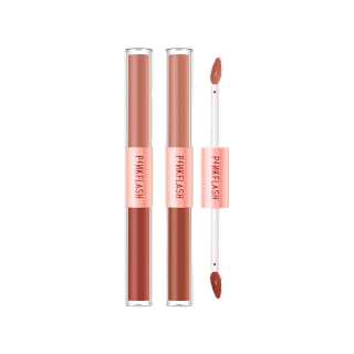 Pinkflash Ombrelips 2 In 1 ลิปสติก เนื้อแมตต์กํามะหยี่ 14 สี ติดทนนาน