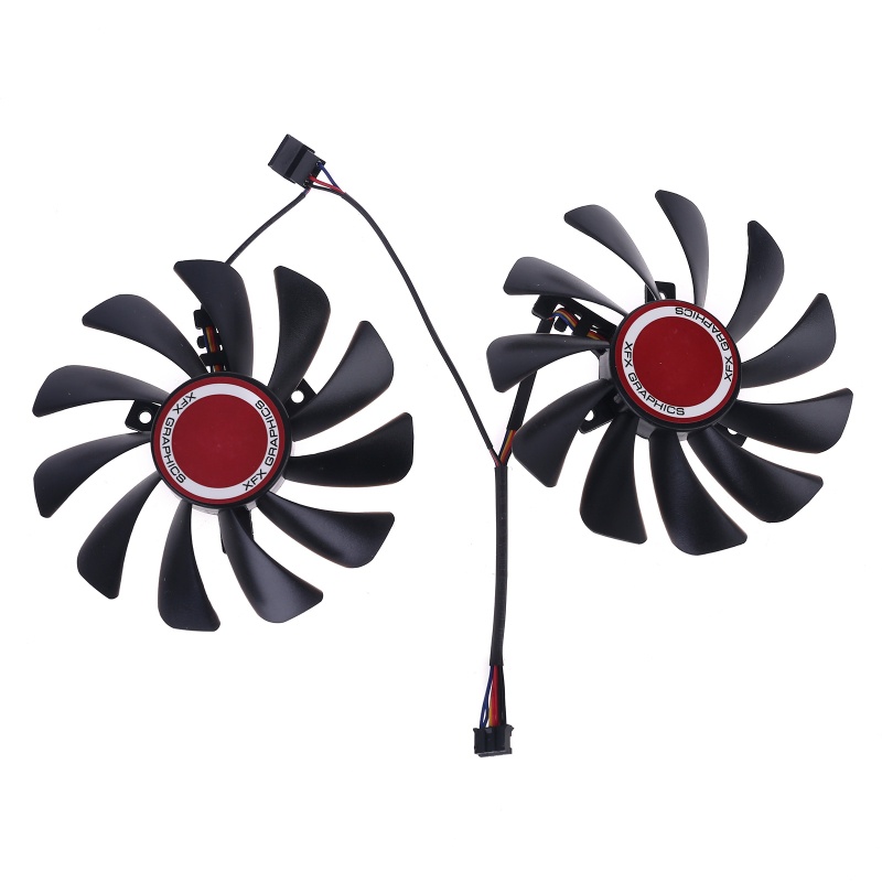 ภาพสินค้าfol 2pcs 95mm FDC10U12S9-C CF1010U12S Cooler Fan for XFX Radeon RX580 RX590 Graphics Card Cooling Fan จากร้าน followyoua.th บน Shopee ภาพที่ 4