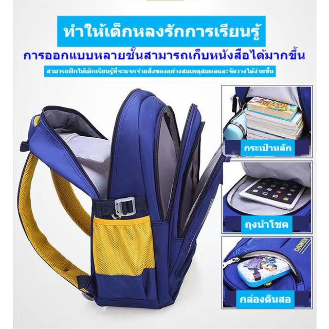 กระเป๋า-กระเป๋าเป้นักเรียน-เหมาะสำหรับเด็กอายุ-7-15