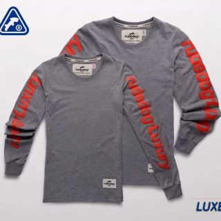 Rudedog เสื้อยืด รุ่น Luxe สีเทา