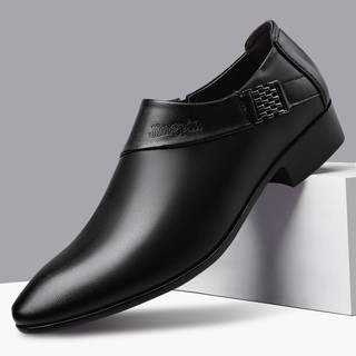 สินค้า 👞รองเท้าผู้ชาย👞 รองเท้าหนัง แฟชั่นลำลอง สำหรับผู้ชาย รองเท้าหนังหัวแหลม รองเท้าหนังสำหรับเยาวชน