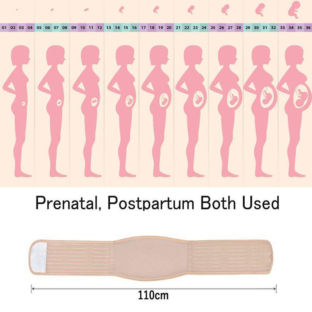 เข็มขัดพยุงครรภ์-รุ่นแถบพยุงกว้างรองรับรอบครรภ์-materity-belly-support-betl