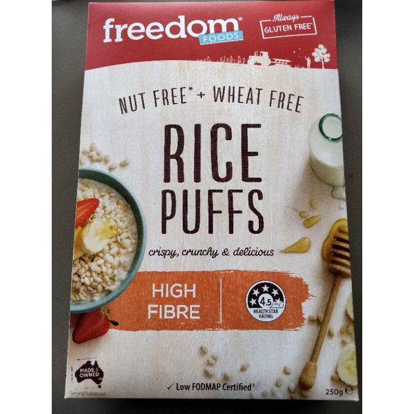Freedom Foods Rice Puffs Cereal 250g | Shopee Thailand