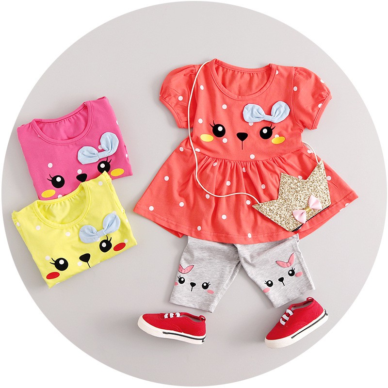 พร้อมส่ง-ชุดเซตเดรสสั้นสีส้ม-เลคกิ้งสีเทา