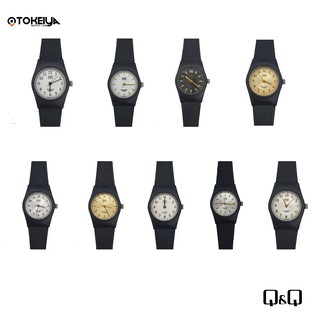 ภาพหน้าปกสินค้าQ&Q นาฬิกาข้อมือผู้หญิง สายสีดำ รุ่น VP35J สินค้าใหม่ ของแท้ ที่เกี่ยวข้อง