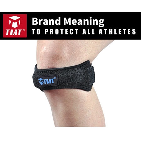 สนับเข่า-สายรัดเข่า-ซัพพอร์ทเข่า-size-l-xl-tmt-breathable-honeycombed-cloth-mesh-patella-protector-silicone