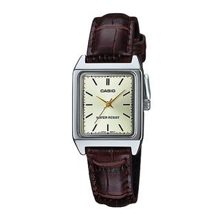 ภาพขนาดย่อของภาพหน้าปกสินค้าCasio Standard นาฬิกาข้อมือผู้หญิง สายหนังแท้ รุ่น LTP-V007,LTP-V007L,LTP-V007L-9E - สีเงิน จากร้าน watchsaleth บน Shopee