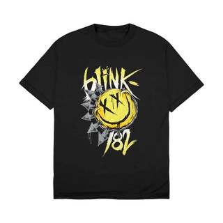 เสื้อยืดสีดำอินเทรนด์Rockerstar เสื้อยืด ลายวง Blink 182 Big Smile สําหรับเด็กS-4XL